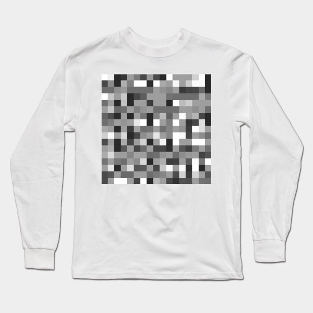 Blurred Mosaic Long Sleeve T-Shirt by Tilila